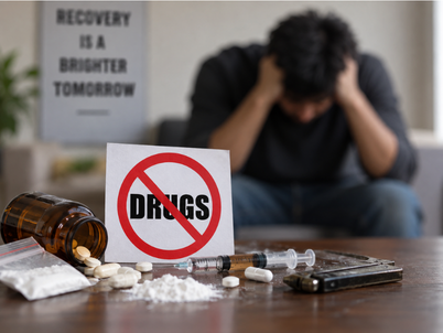 Counselling session supporting substance recovery